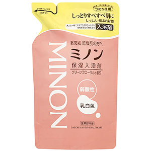 ミノン 薬用保湿入浴剤 詰め替え　400mL【医薬部外品】