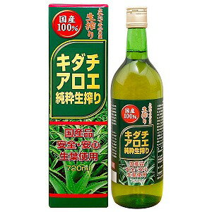 キダチアロエ純粋生搾り 720ml×3本 1