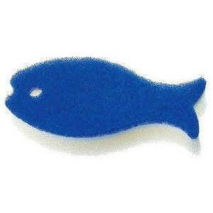 おさかなスポンジ ブルー K170B 1個