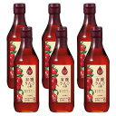 フルーツビネガー 有機りんごの酢 360ml×6本セット 送料無料