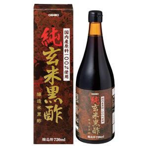 オリヒロ 純玄米黒酢（720ml）