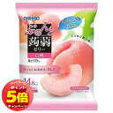 「7/26AM1:59迄エントリーでP5倍」オリヒロ ぷるんと蒟蒻ゼリーパウチ 白桃 6個入