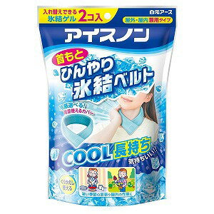 アイスノン 首もとひんやり氷結ベルト 本体2個＋専用カバーのサムネイル