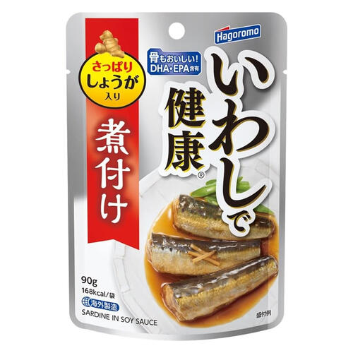 はごろもフーズ いわしで健康 しょうゆ味 パウチ 90g