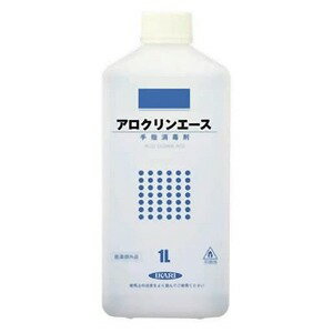 ※パッケージデザイン等は予告なく変更されることがあります。予め御了承下さい。【商品特徴】 「アルコール液タイプ手指消毒剤 アロクリンエース 1L」は、アルコール液タイプの消毒・除菌剤です。 【成分】塩化ベンザルコニウム0．05w／v％（エタノール含有） 【内容量】1000ml ■発売元：イカリ消毒 広告文責くすりの勉強堂 0248-94-8718