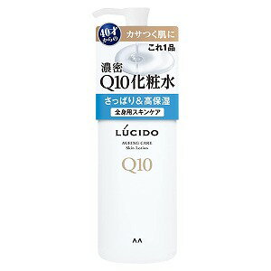 ※パッケージデザイン等は予告なく変更されることがあります。予め御了承下さい。【商品特徴】 ●40才からの年齢とともにすぐカサつく顔・身体に。●ベタつかず全身うるおう簡単エイジングケア※。 ●肌をうるおいで満たし、ハリを与えるエイジングケア処方※。●ベタつかないのに、しっかりうるおう濃密でとろみのある化粧水。 ●こぼさず全身に塗布できるとろみタイプ。●顔から身体までたっぷり使える大容量ポンプタイプ。●こんな方におすすめです 顔から身体までまとめて1品で済ませたい顔から身体までたっぷり使いたい顔から身体までベタつかずうるおしたい※年齢に応じたケアのこと 【使用方法】・洗顔・ヒゲそり・入浴後などに手のひらに適量(顔・腕で1プッシュ程度)をとり肌になじませてお使いください。 ・顔・身体(首・肩・腕・脚など)の肌に使えます。【成分】 水、グリセリン、BG、DPG、エタノール、PPG-6デシルテトラデセス-30、カルボマー、PPG-10メチルグルコース、エチルヘキシルグリセリン、水酸化K、EDTA-2Na、アセチルヒドロキシプロリン、イノシトール、ヒアルロン酸Na、ユビキノン、ハマメリス葉エキス、(メタクリル酸グリセリルアミドエチル／メタクリル酸ステアリル)コポリマー、加水分解シルク 【注意事項】・お肌に異常が生じていないかよく注意して使用してください。 ・傷や湿疹等異常のあるときは使わないでください。刺激・色抜け(白斑等)・黒ずみ等の異常が出たら使用を中止し皮フ科医へご相談ください。 ・目に入らないように注意し、入ったときはすぐに洗い流してください。・子供の手の届かないところに置いてください。【原産国】日本 ■発売元：株式会社マンダム広告文責くすりの勉強堂0248-94-8718