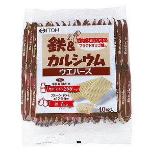 鉄&カルシウムウエハース 40枚入 鉄&カルシウムウエハース 40枚入