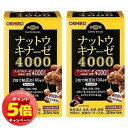 「7/26AM1:59迄エントリーでP5倍」ナットウキナーゼ4000 (60粒)×2個セット 送料無料