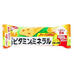 ※パッケージデザイン等は予告なく変更されることがあります。予め御了承下さい。【商品特徴】・携帯に便利なバータイプのクッキーです。 ・お菓子感覚で美味しく食べて気になる栄養素の補給もできます。 ・ビタミン8種、ミネラル10種を配合したフルーツ味のクッキーです。 ・オレンジピール入り。【原材料】 小麦粉（国内製造）、ショートニング、還元水飴、砂糖、糖漬け乾燥オレンジピール、ドロマイト、砂糖結合水飴、食塩、パン酵母、デキストリン、脱脂粉乳／加工澱粉、ソルビトール、グリセリン、乳化剤、酸味料、卵殻Ca、膨張剤、香料、着色料（カロチン）、ピロリン酸鉄、ナイアシン、ビタミンE、パントテン酸Ca、ビタミンB2、ビタミンA、ビタミンB6、ビタミンD、ビタミンB12 【栄養成分：1本（標準40g）当たり】 エネルギー：185kcalセレン：6.7μgたんぱく質：1.6gクロム：10.5μg脂質：8.8gヨウ素：27.5μg炭水化物：25.4gモリブデン：6.8μg　糖質：24.6gビタミンA：260μg　食物繊維：0.8gビタミンB2：0.47mg食塩相当量：0.19gビタミンB6：0.44mgカルシウム：230mgビタミンB12：0.8μg鉄：2.3mgビタミンD：1.9μgマグネシウム：110mgビタミンE：2.1mg亜鉛：1.4mgナイアシン：4.4mg銅：0.16mgパントテン酸：1.6mgマンガン：0.79mg 【内容量】40g【使用上の注意】 ・本品は、多量摂取により疾病が治癒したり、より健康が増進するものではありません。一日の摂取目安量を守ってください。 ・食生活は、主食、主菜、副菜を基本に、食事のバランスを。・本品は、特定保健用食品と異なり、消費者庁長官による個別審査を受けたものではありません。 ・落花生を含む製品と共通の設備で製造しています(特定原材料について記載)。 ・製造する際にオレンジピールが表面から取れることがあるため欠けたように見えますが、品質には問題ありません。 ・生地の特性上、表面にヒビや荒れが生じる場合がありますが、品質には問題ありません。・開封後はなるべく早めにお召し上がりください。【区分】 栄養機能食品【原産国】日本■発売元：ハマダコンフェクト675-0023 兵庫県加古川市尾上町池田850-68 079-457-3334広告文責くすりの勉強堂0248-94-8718