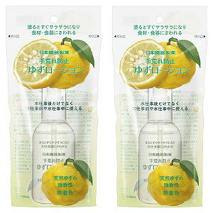 日本臓器製薬 手荒れ防止ゆずローション 100mL×2個セット 送料無料 あす楽対応のサムネイル