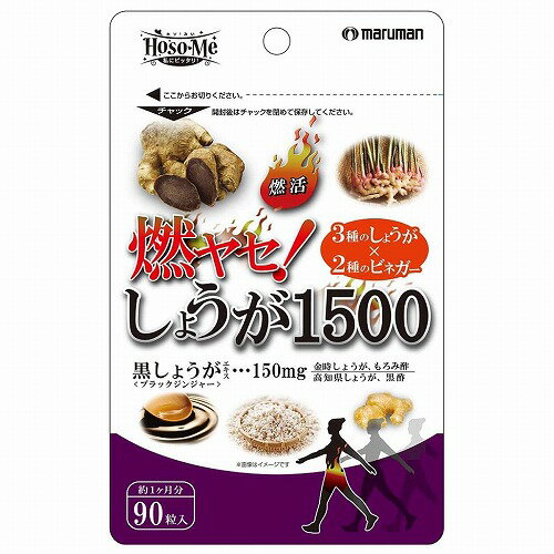 燃ヤセ！ しょうが1500 90粒 メール便送料無料