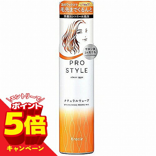 【エントリーでP5倍】プロスタイル ナチュラルウェーブシェイクムース 130g