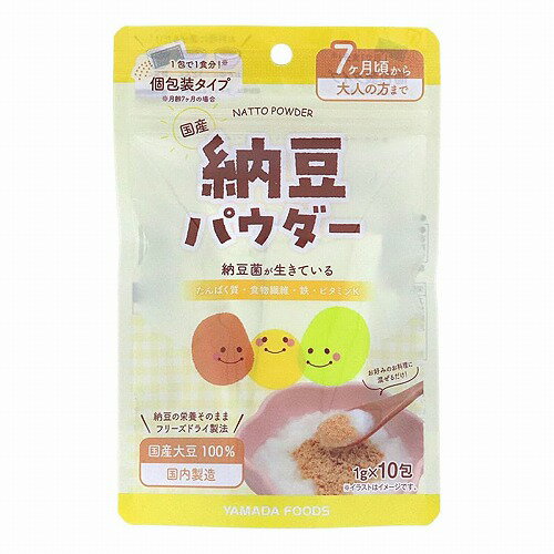 国産納豆パウダー 1g×10包入 メール便送料無料