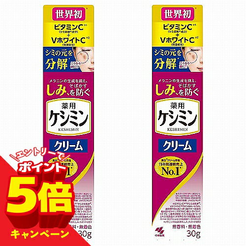 Other - 【エントリーでP5倍】小林製薬 ケシミンクリームj 30g×2個セット 医薬部外品 メール便送料無料