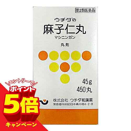 【エントリーでP5倍】【第2類医薬品】 ウチダの麻子仁丸 45g メール便送料無料