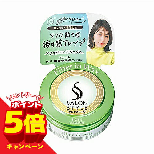 【エントリーでP5倍】サロンスタイル ヘアワックス B（ファイバーイン） ミニ 22g