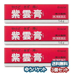【第2類医薬品】 クラシエ 紫雲膏（シウンコウ） 14g×3個セット メール便送料無料のサムネイル