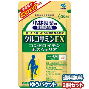 小林製薬 グルコサミンEX 240粒（約30日分）×2個セット メール便送料無料