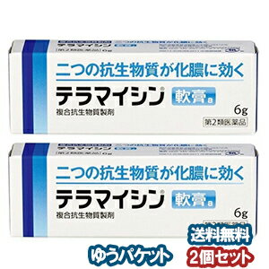 【第2類医薬品】 テラマイシン軟膏a 6g×2個セット メール便送料無料