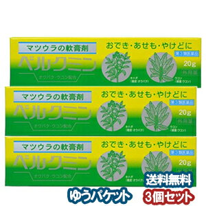 【第3類医薬品】 ベルクミン 20g×3個セット メール便送料無料