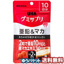 UHA味覚糖 グミサプリ 亜鉛&マカ 10日分 20粒 メール便送料無料