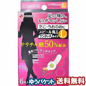 スピール膏CX Lサイズ 6枚入 SPJ6L【指定医薬部外品】 メール便送料無料