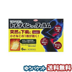 【第2類医薬品】 トメダインコーワフィルム 6枚入 ※セルフメディケーション税制対象商品 メール便送料無料