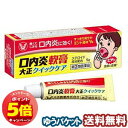 「7/26AM1:59迄エントリーでP5倍」【第(2)類医薬品】 口内炎軟膏大正クイックケア 5g ※セルフメディケーション税制対象商品 メール便送料無料