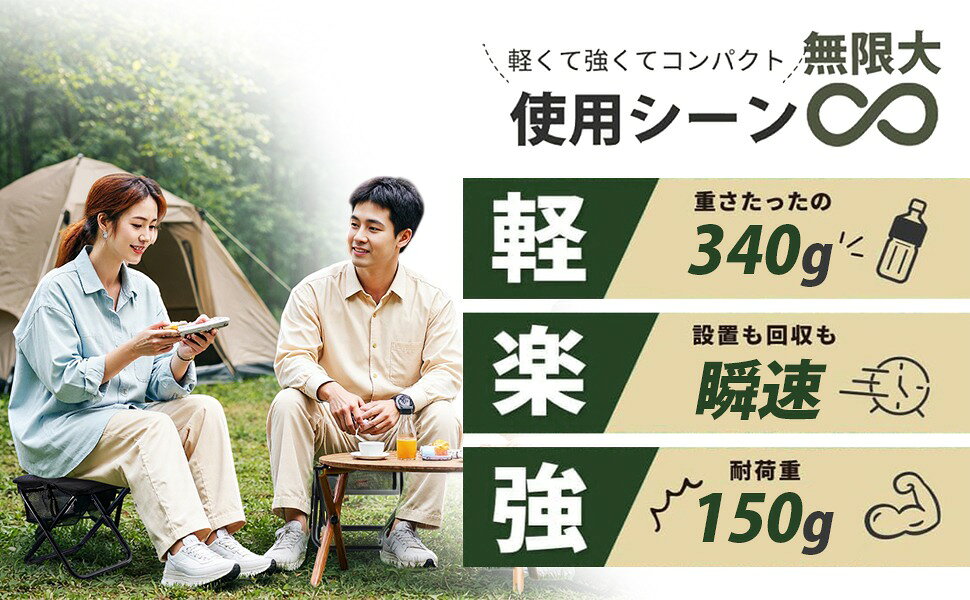 折りたたみスツール アウトドア 携帯椅子 軽量 コンパクト 折りたたみチェア ポータブルチェア 携帯 折りたたみ椅子 コンパクトスツール 持ち運び椅子 携帯チェア スツール POCKET CHAIR ポケットチェア キャンプ 椅子 キャンプ椅子 収納 コンパクトチェア　ワンタッチ benma-10003391 BENMASTORE JAPAN サンプル画像2