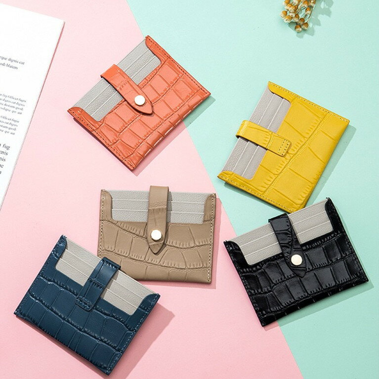 【5%OFFクーポン】24時間内発送 送料無料 カードケース スリム 薄型 レディース メンズ 本革 クロコ型..