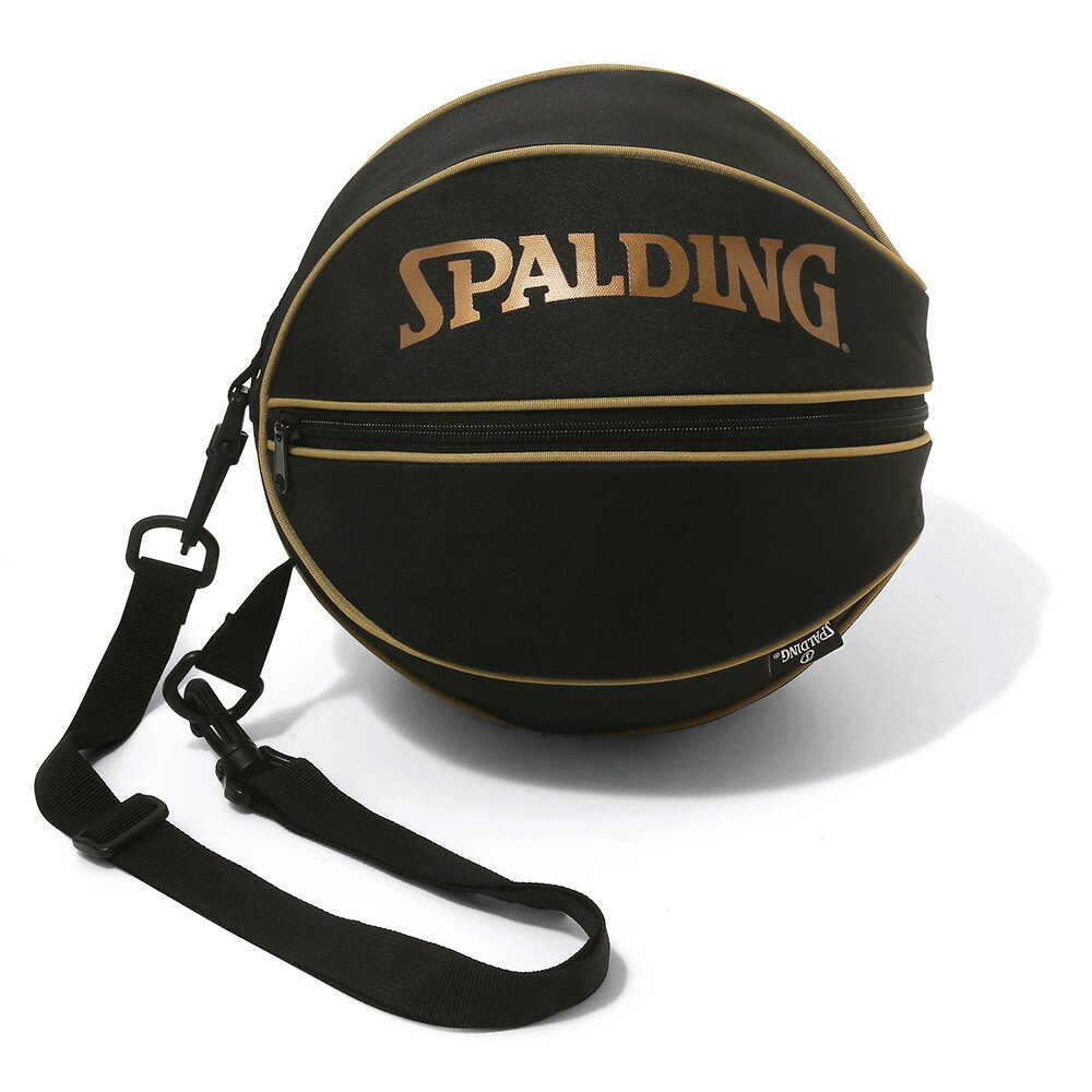 ボールバッグ ゴールド 49-001GD | 正規品 SPALDING スポルディング バスケットボール バスケ バッグ ボールケース ボール バッグ 1個 メンズ レディース ジュニア 男女兼用 おしゃれ オシャレ