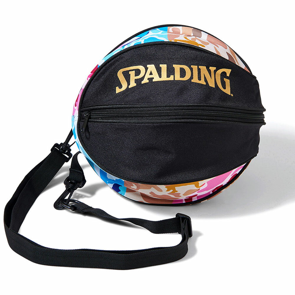 ボールバッグ ボーラーカモ 49-001BLC | 正規品 SPALDING スポルディング バスケットボール バスケ バッグ ボールケース ボール バッグ 1個 メンズ レディース ジュニア 男女兼用 おしゃれ オ…