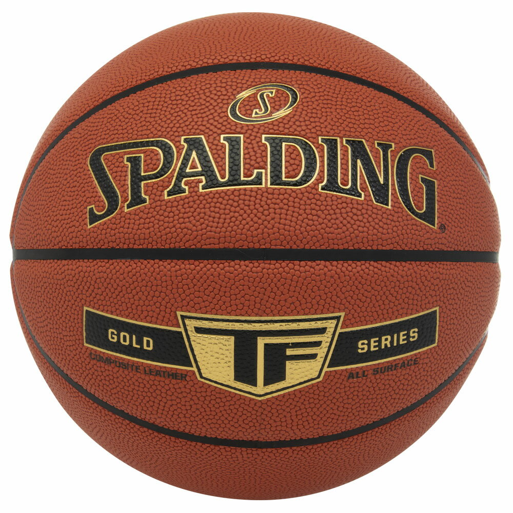 ゴールド TF 6号球 76-858Z | 正規品 SPALDING スポルディング バスケットボール バスケ JBA 6号 女性 ウィメンズ皮 革 合成皮革 屋内 室内