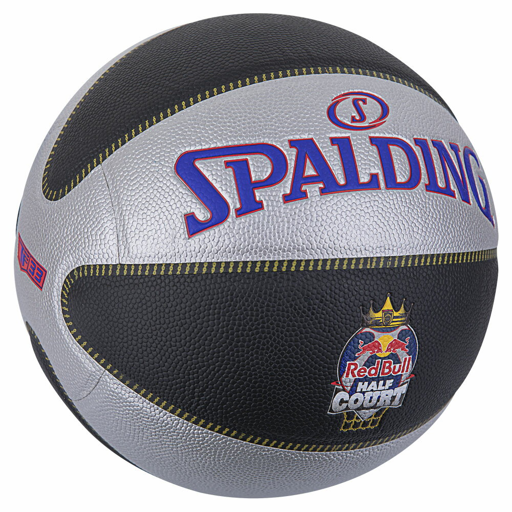 レッドブル ハーフコート 7号球 76-863Z | 正規品 SPALDING スポルディング バスケットボール バスケ 7号 男性 メンズ 皮 革 人工皮革 屋内 室内 2