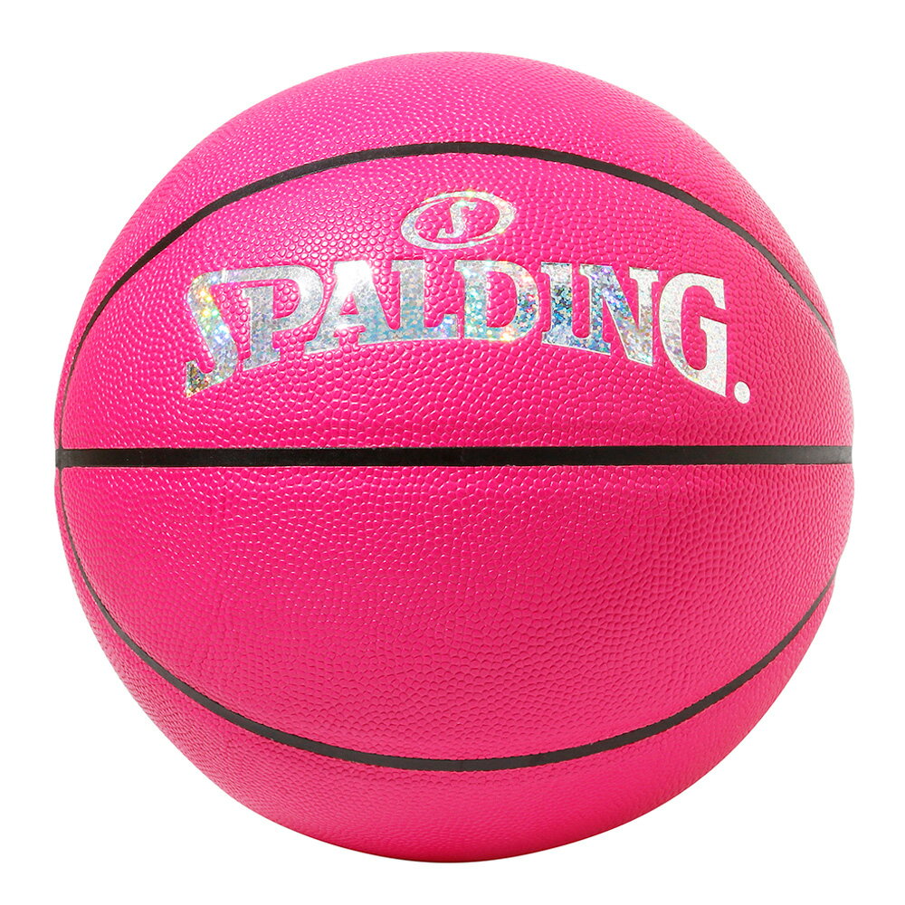 ボール イノセンス ピンクホログラム 6号球 77-071J | 正規品 SPALDING スポルディング バスケットボール バスケ 6号 皮 革 人工皮革 屋内 室内