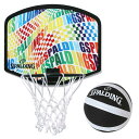 マイクロミニ オプティカルレインボー 79-019J 正規品 SPALDING スポルディング バスケットボール バスケ ミニゴール 家庭用 子供 ジュニア 遊び アクセサリー 小物