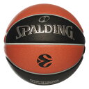 レガシー TF-1000 EuroLeague オフィシャルゲームボール 7号球 84-004Z | 正規品 SPALDING スポルディング バスケットボール バスケ 7号 皮 男性 メンズ革 人工皮革 屋内 室内