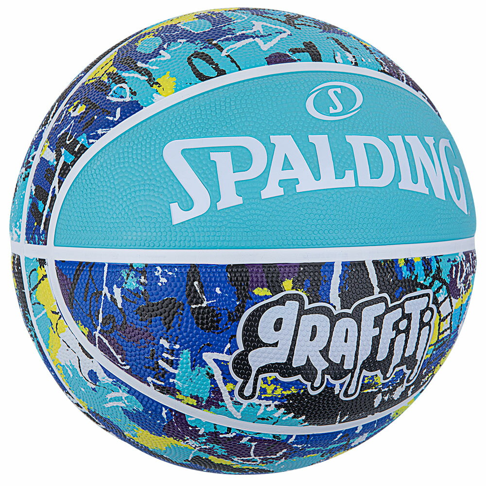 グラフィティ ブルー 7号球 84 373z 開店祝い 正規品 Spalding スポルディング バスケットボール バスケ ラバー Nba 7号 ゴム 外用 室内 屋外 屋内