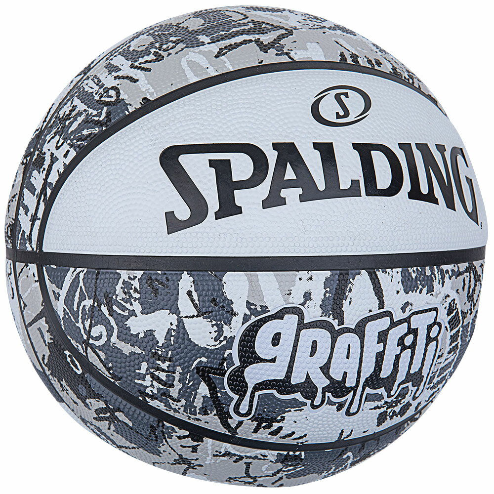 グラフィティ ホワイト 7号球 84 375z 正規品 Spalding スポルディング バスケットボール バスケ 屋外 室内 68 以上節約 屋内 7号 ラバー 外用 Nba ゴム