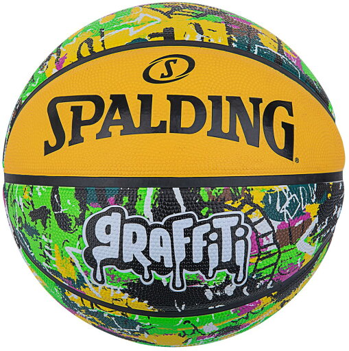 グラフィティ グリーン×イエロー ラバー 5号球 84-518J | 正規品 SPALDING スポルディング バスケットボール バスケ 5号 ジュニア 子供 小学生 ラバー ゴム 屋外 外用 グラフィティ グリーン×イエロー ラバー 5号球 84-518J | 正規品 SPALDING スポルディング バスケットボール バスケ 5号 ジュニア 子供 小学生 ラバー ゴム 屋外 外用