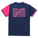 バレーボールTシャツ スポルディングアイコン SMT210610 | 正規品 SPALDING スポルディング バレーボール バレー ウェア 練習着 半袖 シャ...