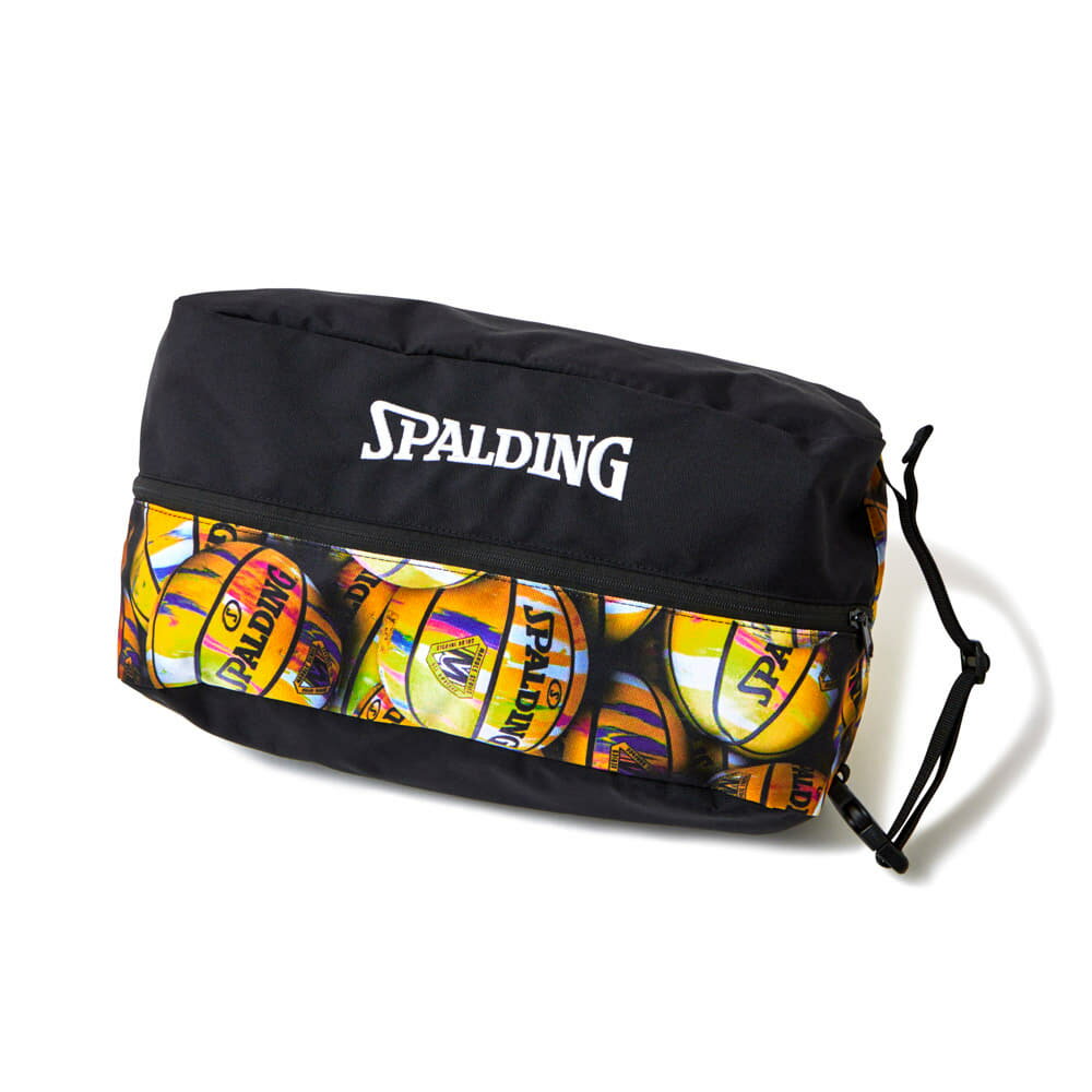 シューズバッグ マーブル イエロー 42-002MY | 正規品 SPALDING スポルディング バスケットボール バスケ バッグ 靴 メンズ レディース 男性 女性 ユニセックス 男女兼用