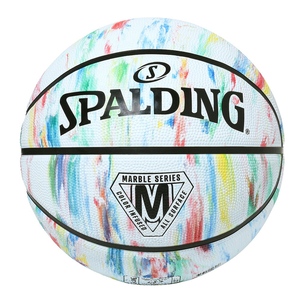 マーブル レインボー 7号球 ラバー 84-397Z | 正規品 SPALDING スポルディング バスケットボール バスケ 7号 ラバー ゴム 屋外 外用 2