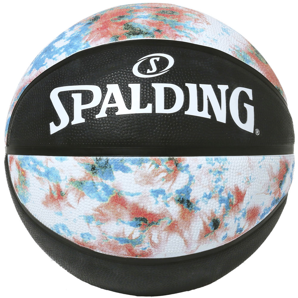 タイダイマーブリング 5号球 ラバー 84-669J | 正規品 SPALDING スポルディング バスケットボール バスケ 5号 ジュニア 子供 小学生 ラバー ゴム 屋外 外用