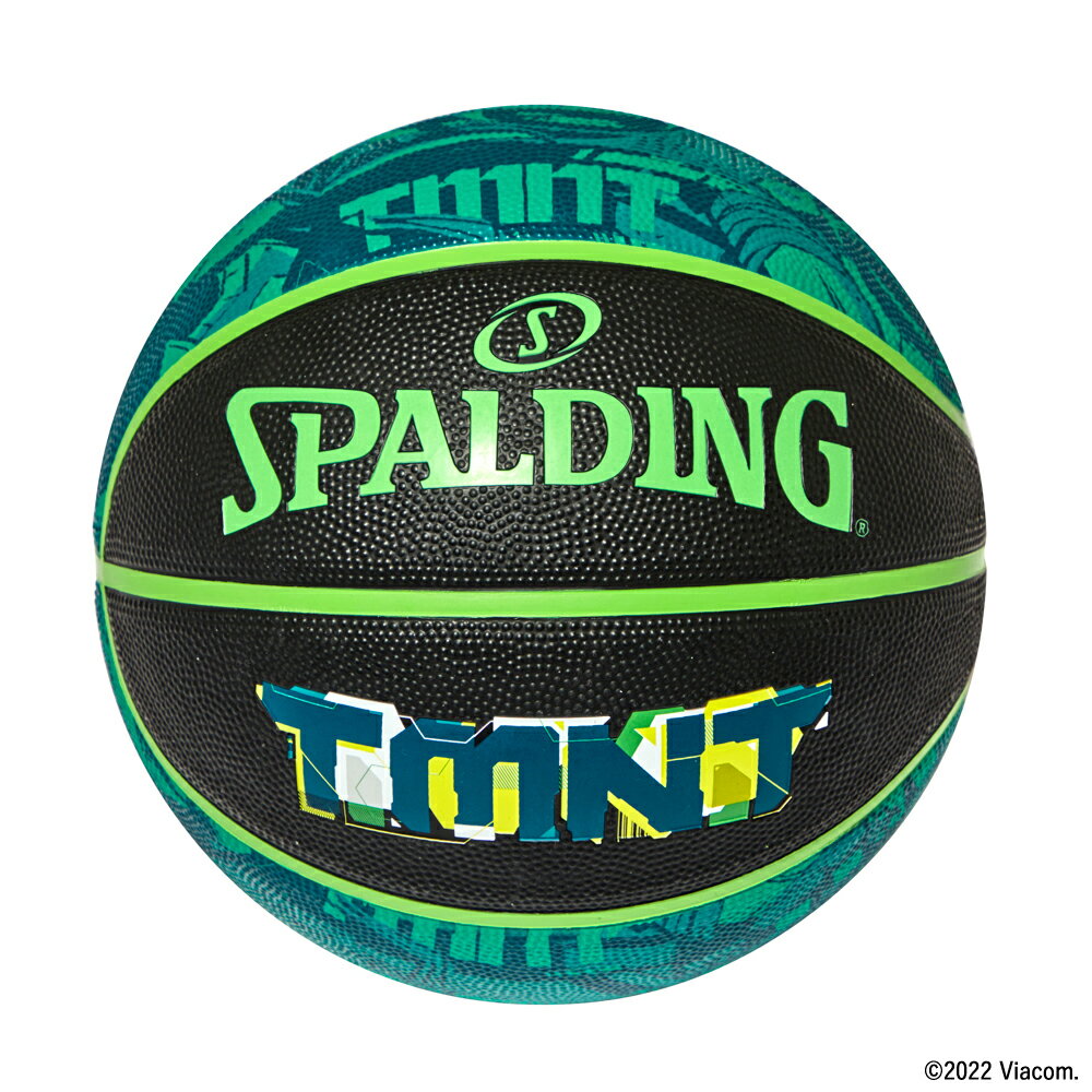 タートルズ TMNT ロゴ 7号球 ラバー 84-815J 正規品 SPALDING スポルディング バスケットボール バスケ 7号 ラバー ゴム 屋外 外用