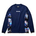 ウエア ロングスリーブ Tシャツ ボールプリント サイド SMT22125 | 正規品 SPALDING スポルディング バスケットボール バスケ ウェア 練習着 長袖 長袖Tシャツ シャツ メンズ レディース