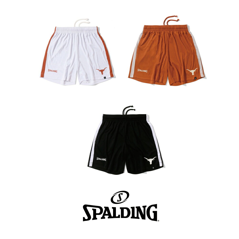 乐天商城 - SMP24034TX SPALDING プラクティスパンツ テキサス サイドライン ｜ 正規品 スポルディング バスケットボール バスケ ハーフパンツ メンズ レディース 男性 女性 ユニセックス 男女兼用 おしゃれ オシャレ