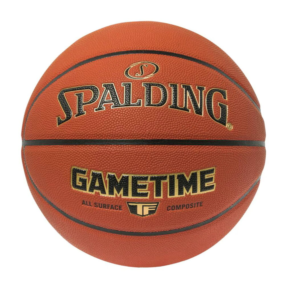 77-359Z SPALDING ゲームタイム ブラウン 7号球 合成皮革 ｜ 正規品 スポルディング バスケットボール バスケ 7号 屋内 屋外