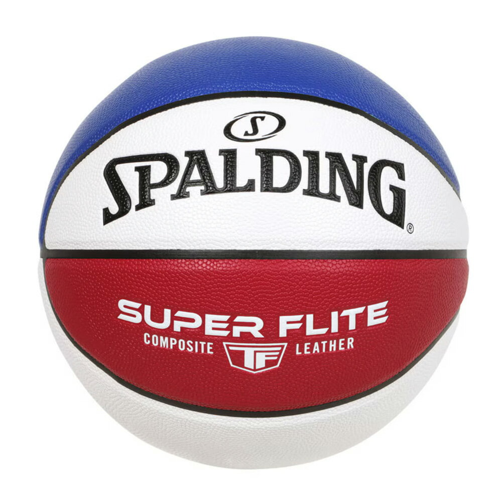78-168J SPALDING スーパーフライト トリコロール 7号球 合成皮革 ｜ 正規品 スポルディング バスケットボール バスケ 7号 屋内 屋外