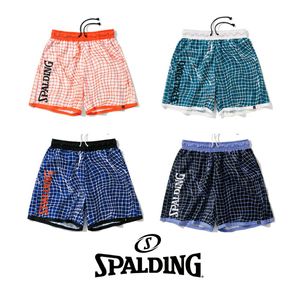 乐天商城 - SMP24017 布帛パンツ ウェイビー ネット ｜ 正規品 SPALDING スポルディング バスケットボール ハーフパンツ メンズ レディース 男性 女性 ユニセックス 男女兼用 おしゃれ オシャレ